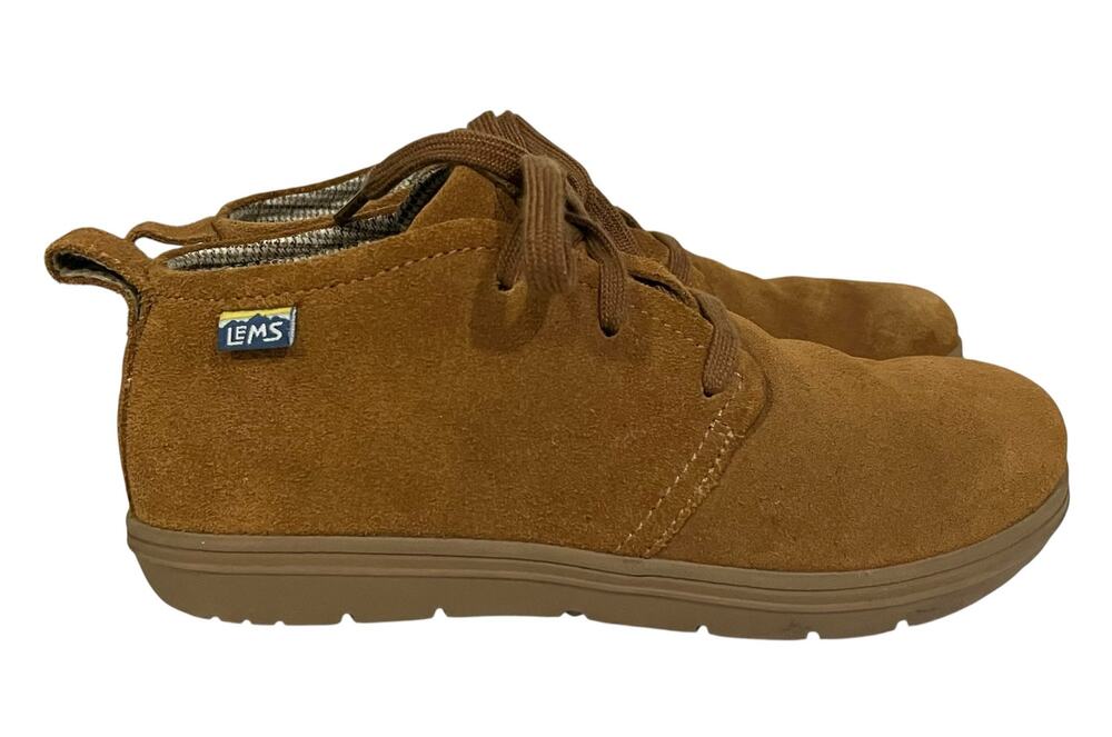 Lems Chukka Lion's Mane Boots Unisex Womens-8.5 Mens-7 Suede Barefoot Ankle